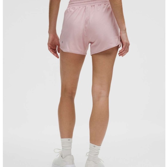 Lululemon Hotty Hot High-Rise Lined Short 4" Pink Haze - Picture 2 of 6